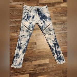 Rock Revival Moto Slim Straight Stretch Jean (Daviday S208)